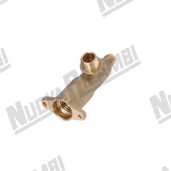 Конічний паровий/водяний клапан 1/4 - фітинг парової/водяної трубки 3/8НР 120° для CASADIO/ CIMBALI/ FAEMA