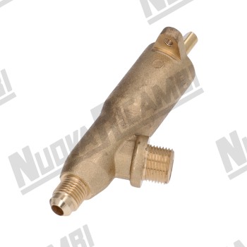 Конічний водяний/паровий клапан 1/4 - фітинг трубки 3/8м 120° для CASADIO/CIMBALI/FAEMA