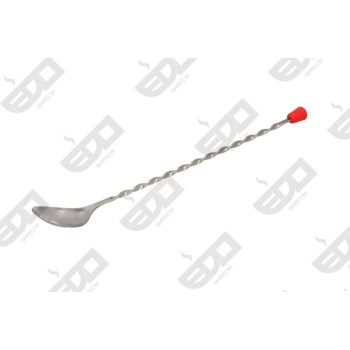 Барна ложка з червоним наконечником