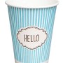 Стакан паперовий Hello blue 500 мл. 25 шт/уп.