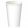 Стакан бумажный однослойный 500 мл, белый, 50 шт./пач.