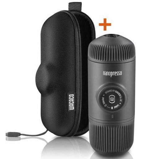 Wacaco Nanopresso + кейс - портативная кофеварка, молотый кофе