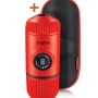 Wacaco Nanopresso Lava Red + кейс - портативная красная кофеварка, молотый кофе