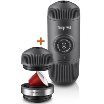 Wacaco Nanopresso + NS адаптер – ручна портативна кавоварка Nespresso