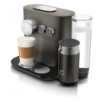 Капсульна кавоварка Expertandmilk Anthracite Grey, Nespresso