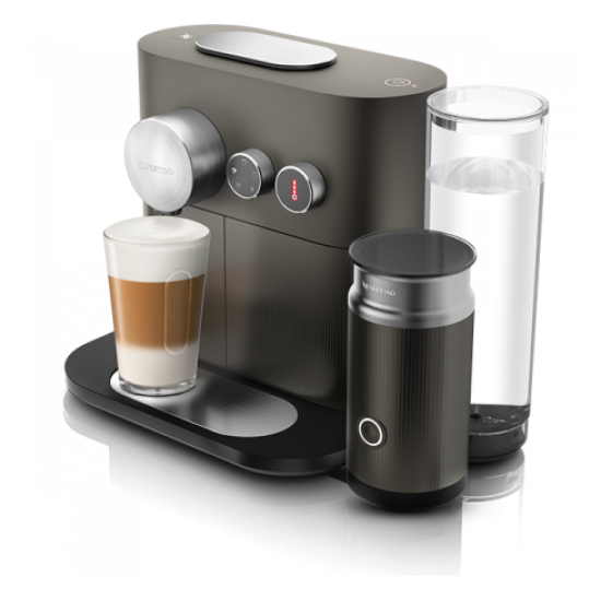 Капсульна кавоварка Expertandmilk Anthracite Grey, Nespresso Капсульна кавоварка Expertandmilk Anthracite Grey, Nespresso
