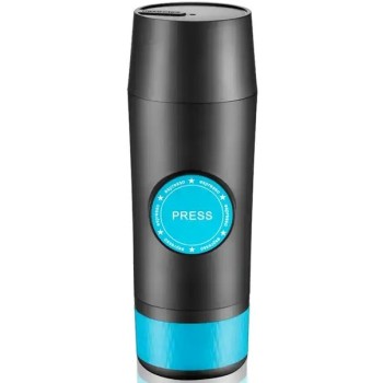 Портативна кавоварка на акумуляторі, капсули та мелена кава