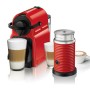 Кавоварка Nespresso Inissia Red + капучинатор Aeroccino 3 Red