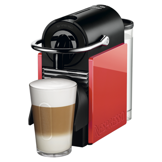 Капсульная кофеварка Pixie Clips White and Coral Neon, Nespresso