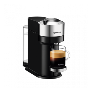 Капсульна кавоварка Nespresso Vertuo Next Deluxe D Pure Chrome