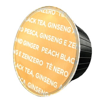 Чай у капсулі LaCompatibile, чорний з персиком, женьшенем та імбиром розчинний 1 капсула Dolce Gusto Чай у капсулі LaCompatibile, чорний з персиком, женьшенем та імбиром розчинний 1 капсула Dolce Gusto