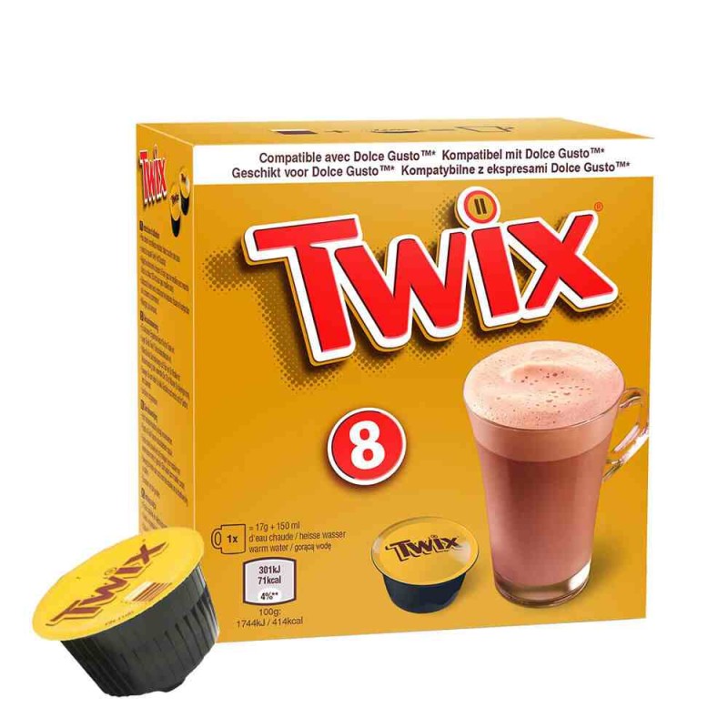 Горячий шоколад в капсулах Nescafe Dolce Gusto Twix 8 шт