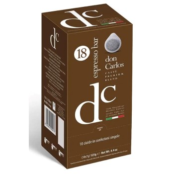 Кава в чалдах Don Carlos Espresso Bar, 18 шт., 44 мм.