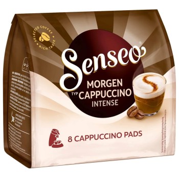 Кава в чалдах Senseo Morgen Cappuccino Intense, 8 шт. Philips Senseo 62 мм Кава в чалдах Senseo Morgen Cappuccino Intense, 8 шт. Philips Senseo 62 мм