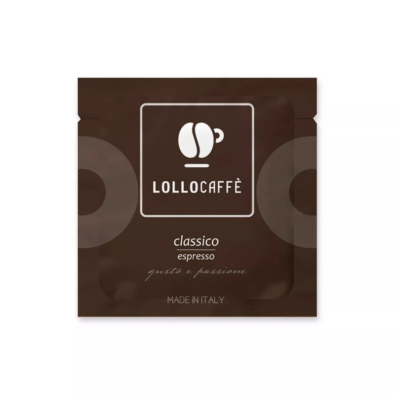 Кава в чалдах LolloCaffe Classico Espresso, 100 шт., 44 мм. Кава в чалдах LolloCaffe Classico Espresso, 100 шт., 44 мм.