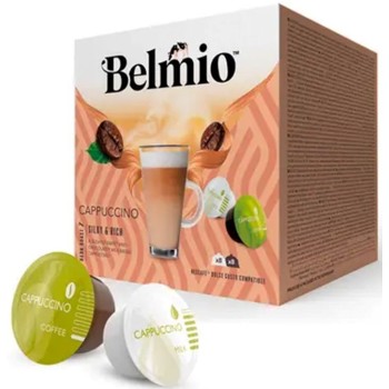 Капсули Belmio Cappuccino, 8+8 капсул Dolce Gusto Капсули Belmio Cappuccino, 8+8 капсул Dolce Gusto