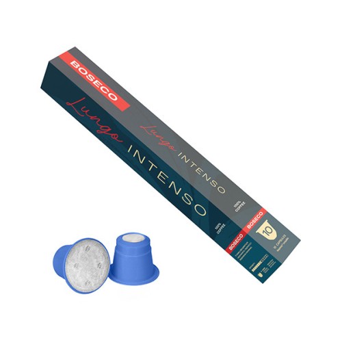 Кава у капсулах Boseco Lungo Intenso, 10 капсул Nespresso