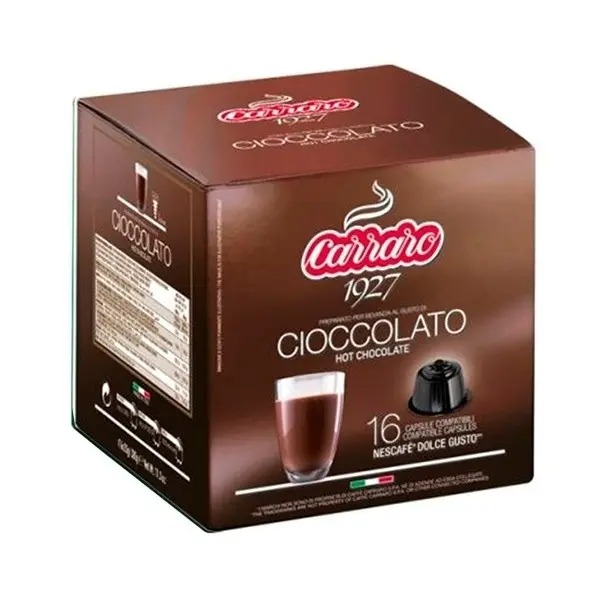 Шоколад у капсулі Carraro Cioccolato, 1 шт. Dolce Gusto Шоколад у капсулі Carraro Cioccolato, 1 шт. Dolce Gusto