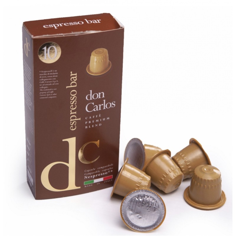 Кава в капсулах Don Carlos N Espresso Bar, 10 капсул Nespresso
