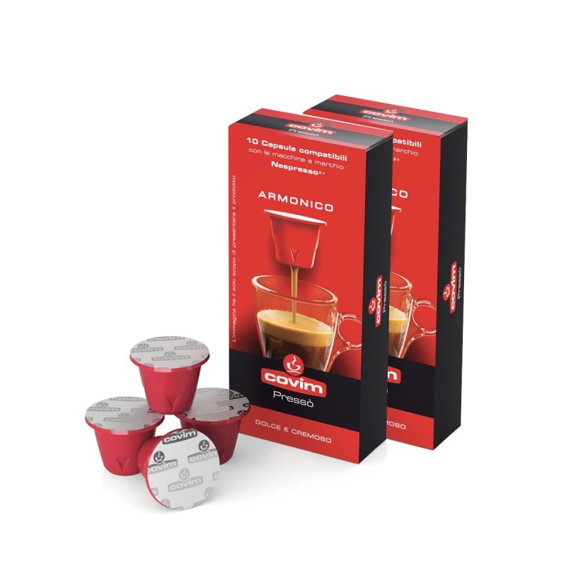 Кава в капсулах Covim Armonico, 10 капсул Nespresso Кава в капсулах Covim Armonico, 10 капсул Nespresso