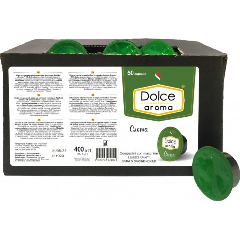 Капсули Dolce Aroma Crema, 50шт. Lavazza Blue Капсули Dolce Aroma Crema, 50шт. Lavazza Blue