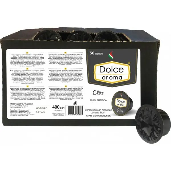Кава у капсулі Dolce Aroma Elite, 1 шт. Lavazza Blue