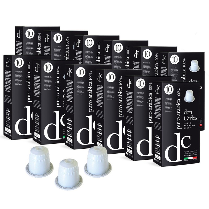 Кава Carraro Don Carlos Puro Arabica 100%, 120 капсул Nespresso