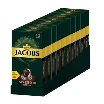 Кава Jacobs Espresso 10 Intenso, 100 капсул Nespresso