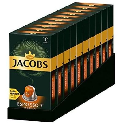 Кава Jacobs Espresso 7 Classico, 100 капсул Nespresso
