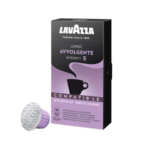 Кава в капсулах Lavazza Lungo Avvolgente, 10 капсул Nespresso