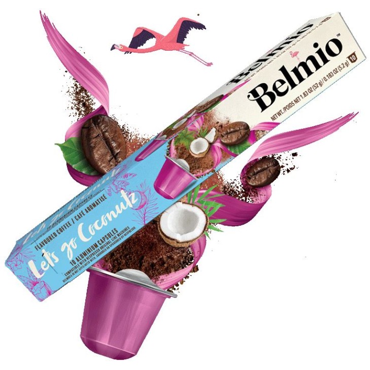 Кава в капсулах Belmio Let's go Coconutz, 10 капсул Nespresso Кава в капсулах Belmio Let's go Coconutz, 10 капсул Nespresso