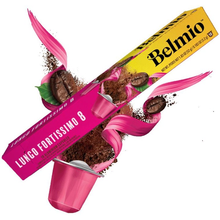Кава у капсулах Belmio Lungo Fortissimo, 10 капсул Nespresso Кава у капсулах Belmio Lungo Fortissimo, 10 капсул Nespresso