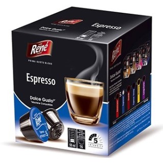 Кава в капсулах Rene Espresso, 16 капсул Dolce Gusto