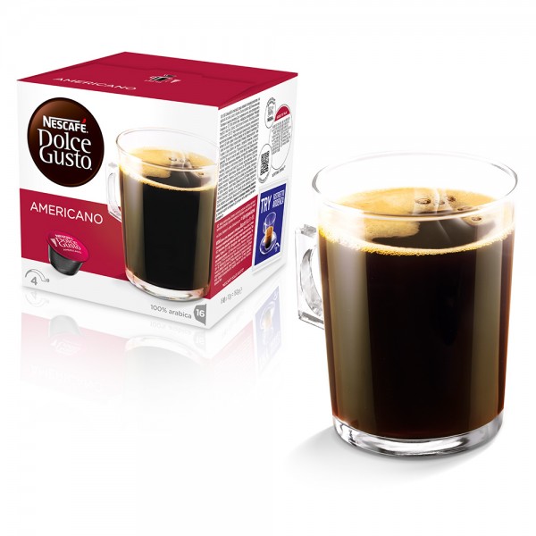 Капсулы Americano, 16 капсул Dolce Gusto