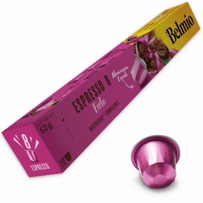 Кава у капсулах Belmio Espresso Forte, 10 капсул Nespresso Кава у капсулах Belmio Espresso Forte, 10 капсул Nespresso