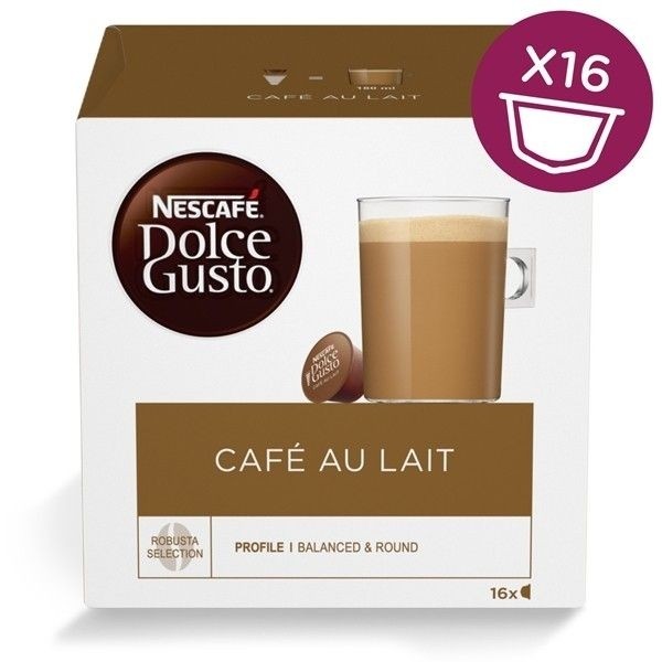 Капсули Cafe au Lait, 16 капсул Dolce Gusto