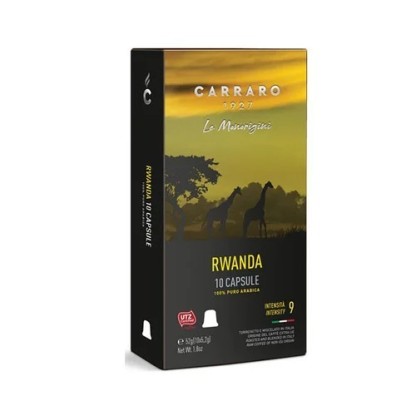 Кава Carraro Rwanda, 120 капсул Nespresso