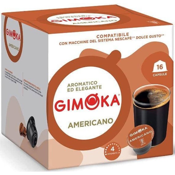 Капсули Dolce Gusto Gimoka Americano, 16 капсул