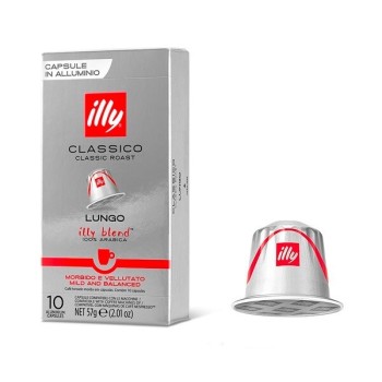 Кофе в капсулах Illy Classico Lungo, 10 капсул Nespresso Кофе в капсулах Illy Classico Lungo, 10 капсул Nespresso