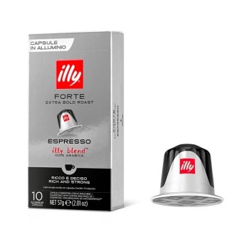 Кофе в капсулах Illy Forte Espresso, 10 капсул Nespresso Кофе в капсулах Illy Forte Espresso, 10 капсул Nespresso