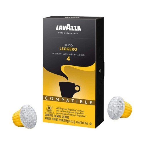 Кава в капсулах Lavazza Lungo Leggero, 10 капсул Nespresso Кава в капсулах Lavazza Lungo Leggero, 10 капсул Nespresso