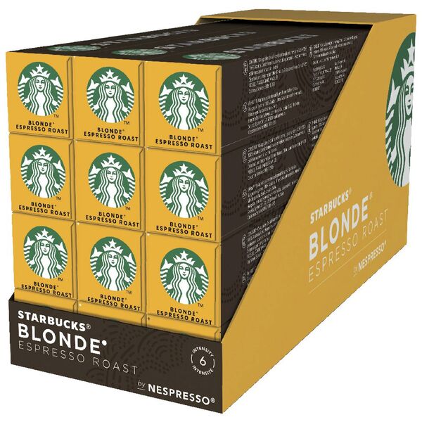 Кава Starbucks Blonde Espresso, 120 капсул Nespresso Кава Starbucks Blonde Espresso, 120 капсул Nespresso