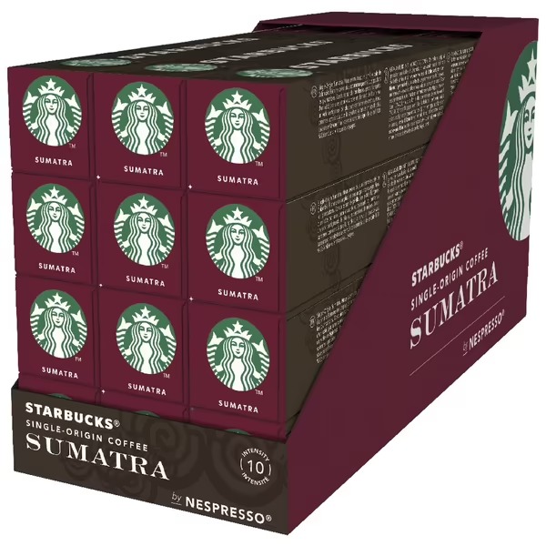 Кава Starbucks Sumatra, 120 капсул Nespresso Кава Starbucks Sumatra, 120 капсул Nespresso