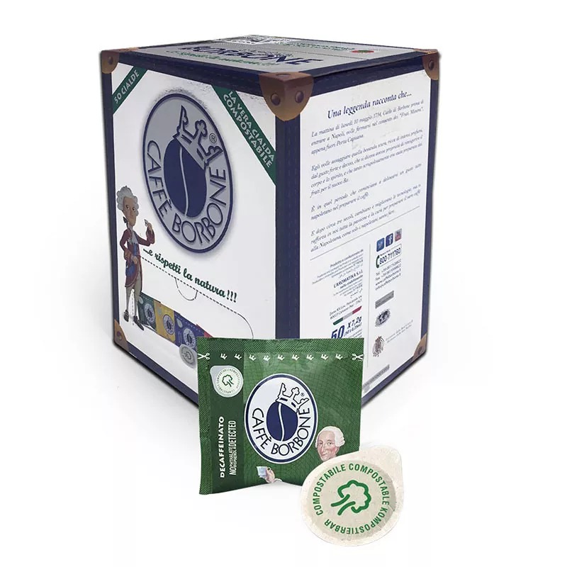 Кава в чалдах Caffe Borbone Miscela Deca, 50 шт. Кава в чалдах Caffe Borbone Miscela Deca, 50 шт.