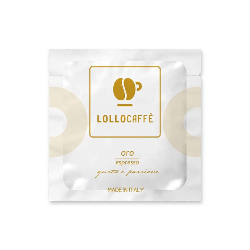 Кава в чалдах LolloCaffe Oro Espresso, 1 шт., 44 мм. Кава в чалдах LolloCaffe Oro Espresso, 1 шт., 44 мм.