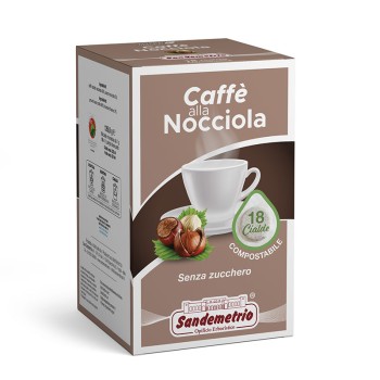 Кава в чалдах Sandemetrio Caffe Alla Nocciola, 18 шт.