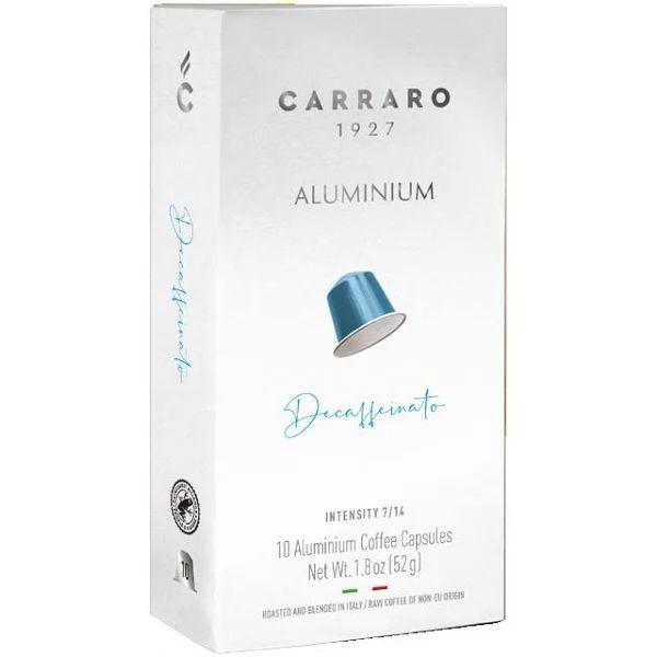 Кава в капсулах Carraro Decaffeinato, 10 капсул алюмінієвих Nespresso Кава в капсулах Carraro Decaffeinato, 10 капсул алюмінієвих Nespresso