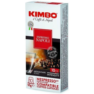 Кава у капсулі Kimbo Napoli, 10 капсул Nespresso