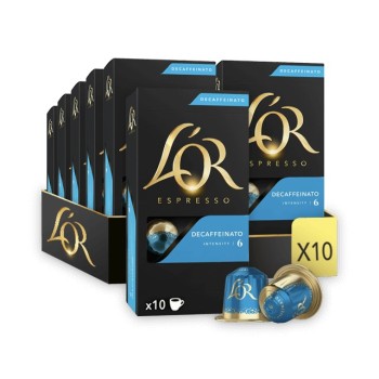 Кава в капсулах L&OR Espresso Decaffeinato - 100 капсул Кава в капсулах L&OR Espresso Decaffeinato - 100 капсул