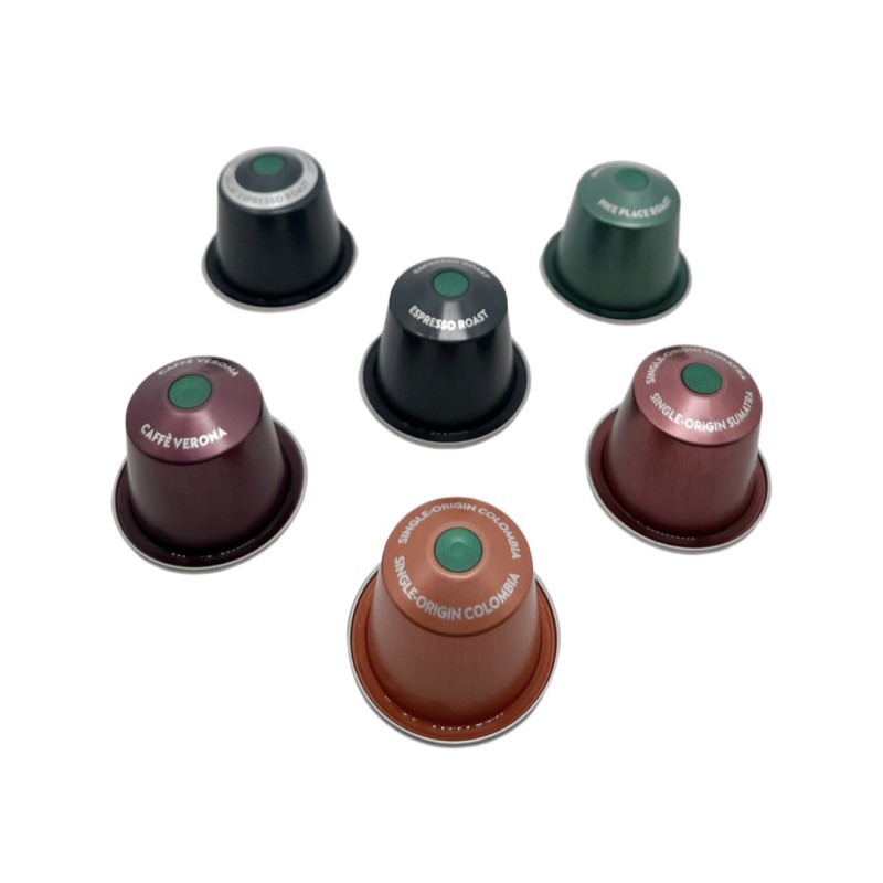 Набір Starbucks кави в капсулах 6 смаків, 6 капсул Nespresso Набір Starbucks кави в капсулах 6 смаків, 6 капсул Nespresso